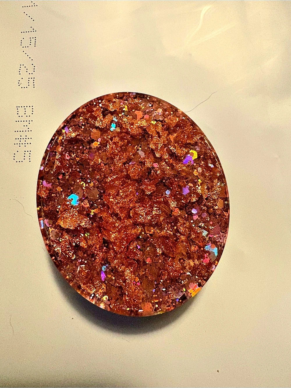 PopSockets Brown & Glitter Phone Grip